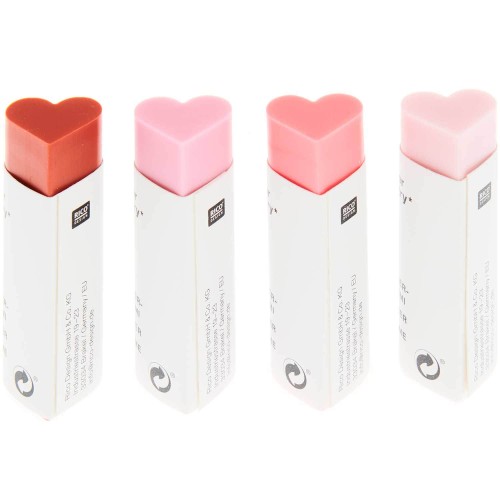 Radiergummi Herz ca. 60 x 20 mm
