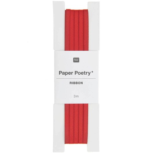 Paper Poetry Satinband rot 3m