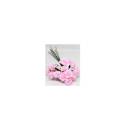 Kunstrosen rosa für Buchsbaum Fische