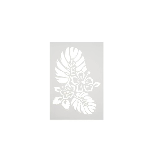 Stencil A4 Hibiskus von efco creative