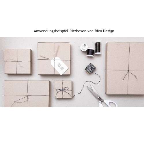 Anwendung Beispiele Ritzboxen von Rico Design