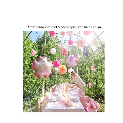 Gestaltungsbeispiele mit Seidenpapier von Rico Design