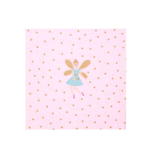 YEY! Let's Party Serviette Prinzessin rosa