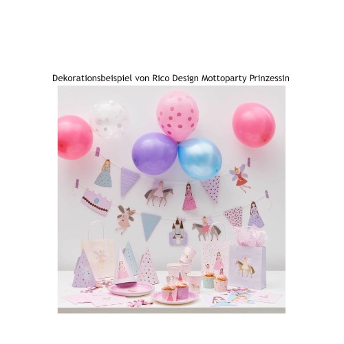 Dekorationsbeispiel Mottoparty Prinzessin von Rico Design