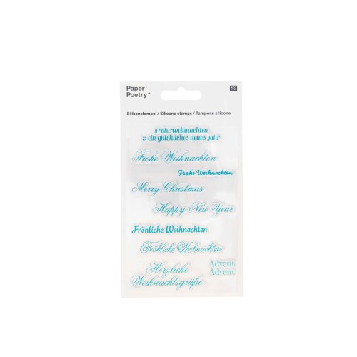 Paper Poetry Stempel Schriften Weihnachten