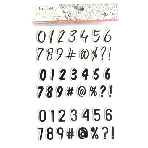 Stampo Bullet Journal Zahlen Zeichen
