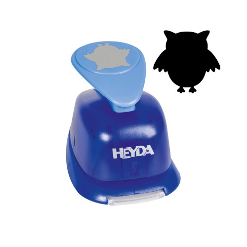 Motivstanzer Eule von HEYDA mit Motivdetail