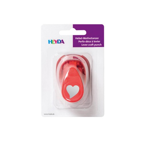 Verpackter Stanzer Herz elegant klein von HEYDA