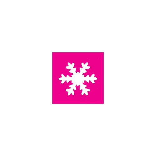 Motiv des Stanzers Schneeflocke M