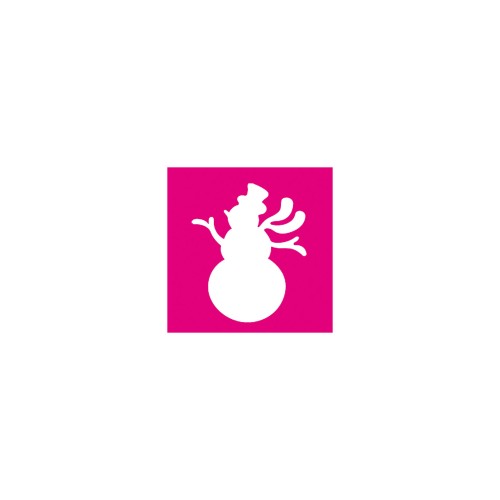 Ausstanzer Schneemann
