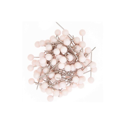 Rico Design Stecknadeln rosa 100 Stück 16mm