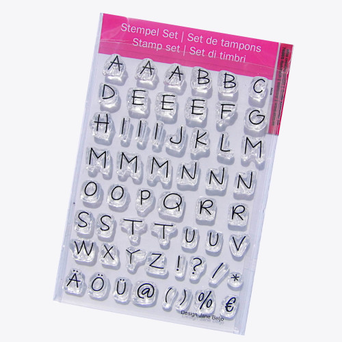 Silikonstempel einzelne Buchstaben