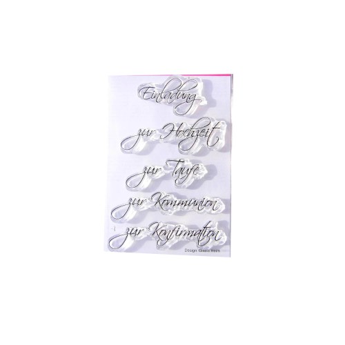 Stempel Einladung Taufe