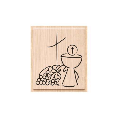 Stempel "Kelch, Brot, Wein" von HEYDA