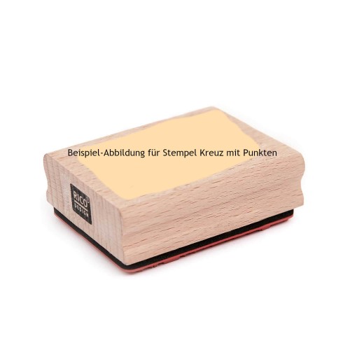 Stempel Kreuz mit Punkten Beispielabbildung