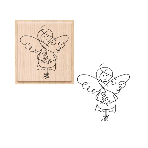 Stempel "Vom Himmel hoch" mit Motivabbildung