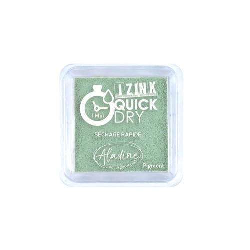 IZINK QUICK DRY Pigmentstempelkissen vert d'eau von Aladine