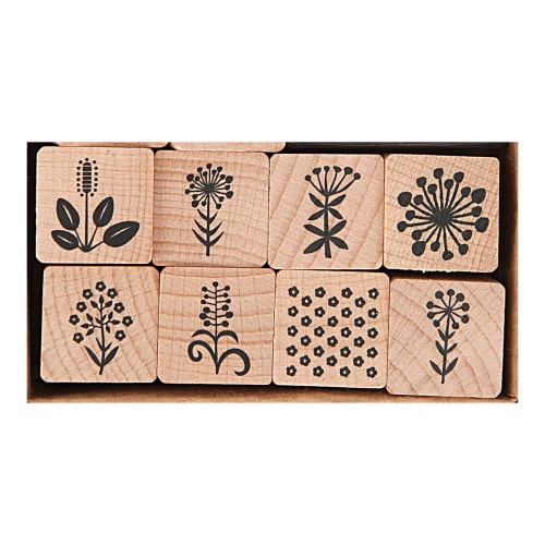 Detailansicht Stempel Blumen