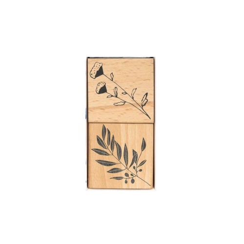 Stempel Funny Fall Detail Holzstempel