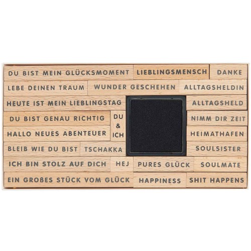 Paper Poetry Stempelset Happiness 24-teilig