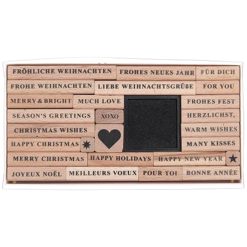 Stempelset Merry Christmas serif von Rico Design