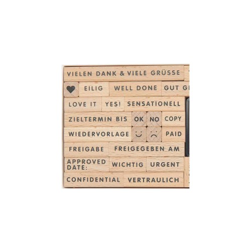 Detailansicht Stempel Set Professional