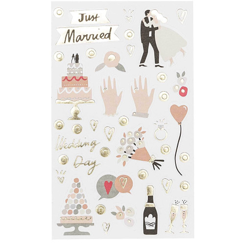 Sticker Hochzeit Design 1