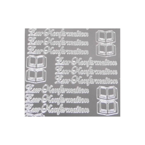 Detailansicht Konturensticker zur Konfirmation von HobbyFun