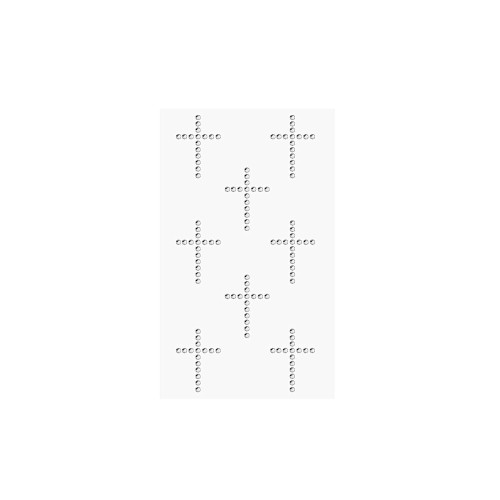 Sticker Kreuz selbstklebend für Taufe