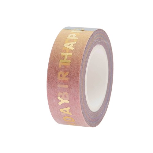 Tape Happy Birthday Rainbow