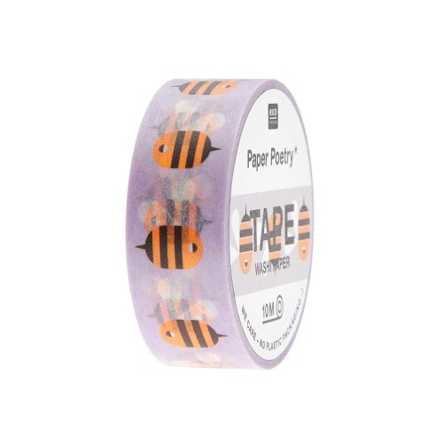 Paper Poetry Tape Bienen lila