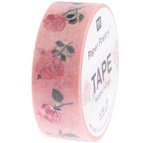 Paper Poetry Tape Rosen 10 m