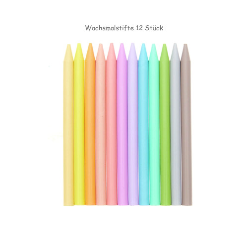 Wachsmalstifte pastell 12 Stück