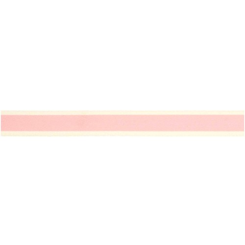 Webband Duo Streifen gelb/pink Detailansicht Muster