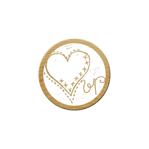 Stempel Herz von Woodies