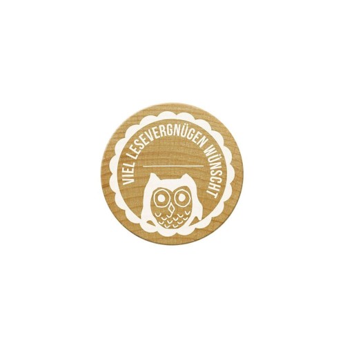 Stempel Viel Lesevergnügen wünscht