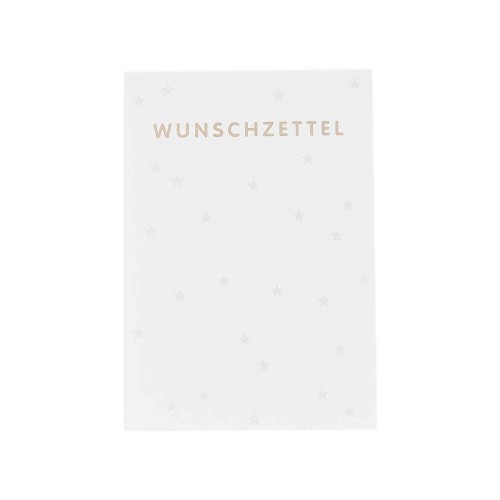 Wunschzettel Block von Rico Design