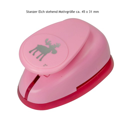 Stanzer XL Elch Motivgröße ca. 45 x 31 mm