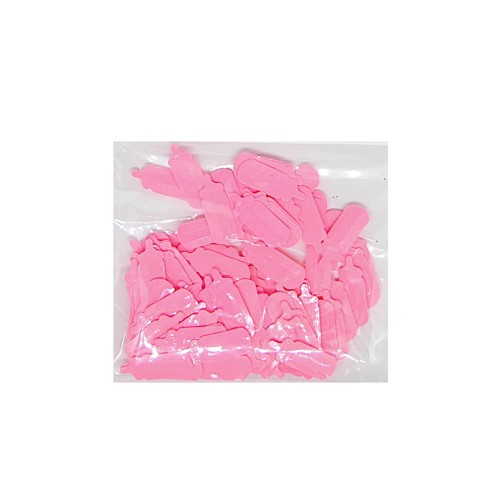 Dekostreu Flitter Babyflasche rosa