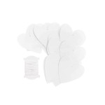 Paper Poetry Geschenkanhänger Herz weiß