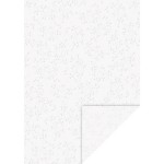 Bastelkarton geprägt weiss Firenze A4