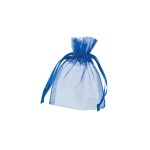 Organzasäckchen royalblau 7,5x10cm