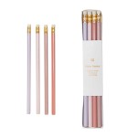 4 Bleistifte im Rosa-Mix mit Radiergummi