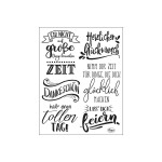 Clearstamps Lettering Deutsch von VivaDecor