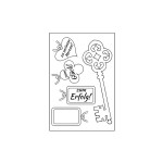 Clearstamps Schlüssel 5-teilig von efco