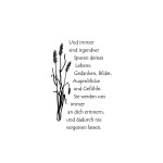 Trauerstempel mit Spruch von efco