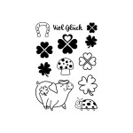Clearstamps Viel Glück