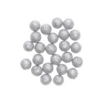 Ohhh! Lovely! Glitterkugeln silber