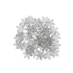 Streudeko Schneeflocke silber von Rico Design