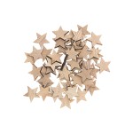Dekostreuer Holzsterne natur von Rico Design